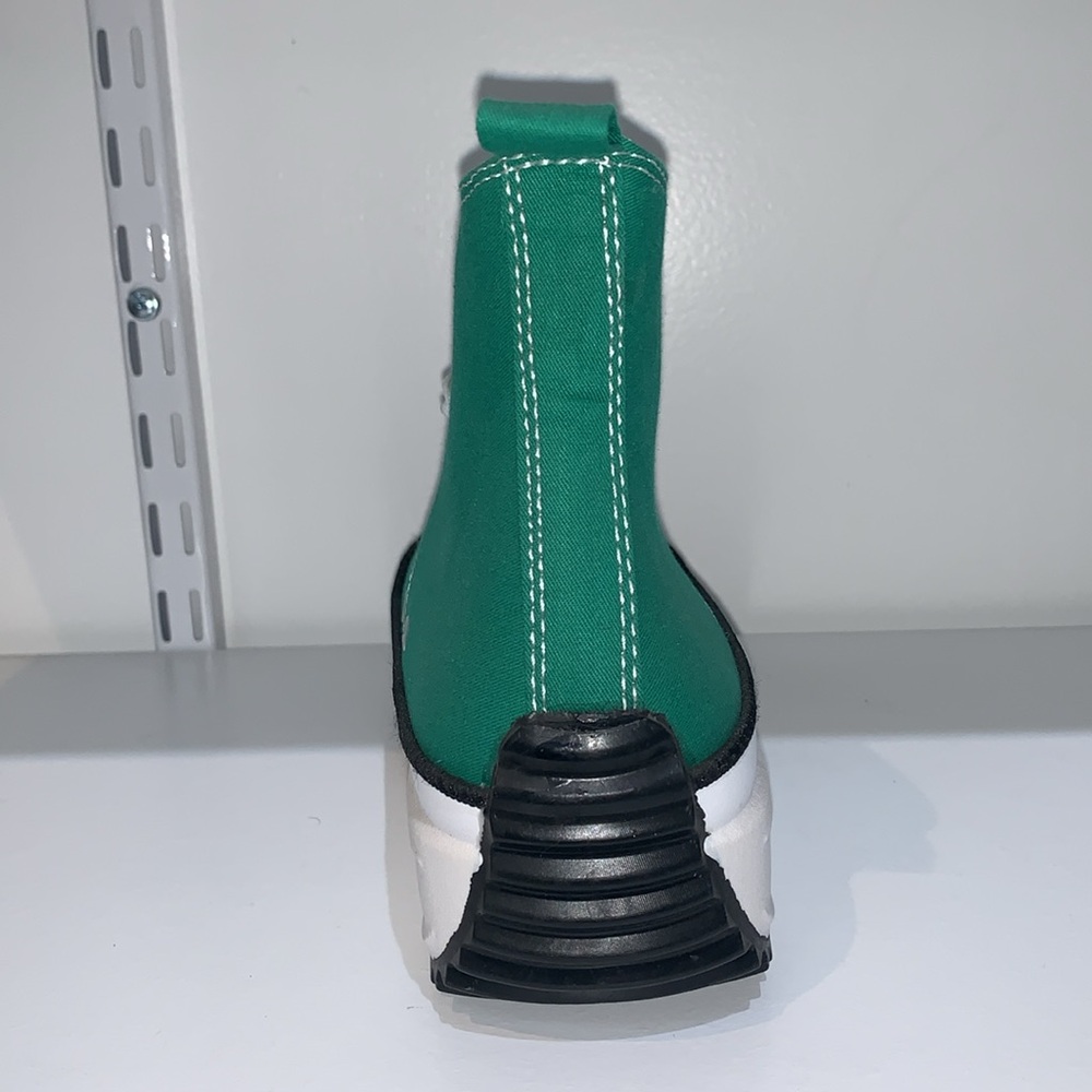 GREEN HIGH TOP CANVAS SNEAKERS - Picture 7 of 7